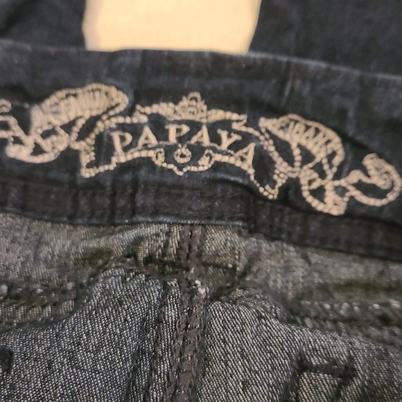 Women's Papaya Dark Wash Skinny Jeans - Picture 4 of 8